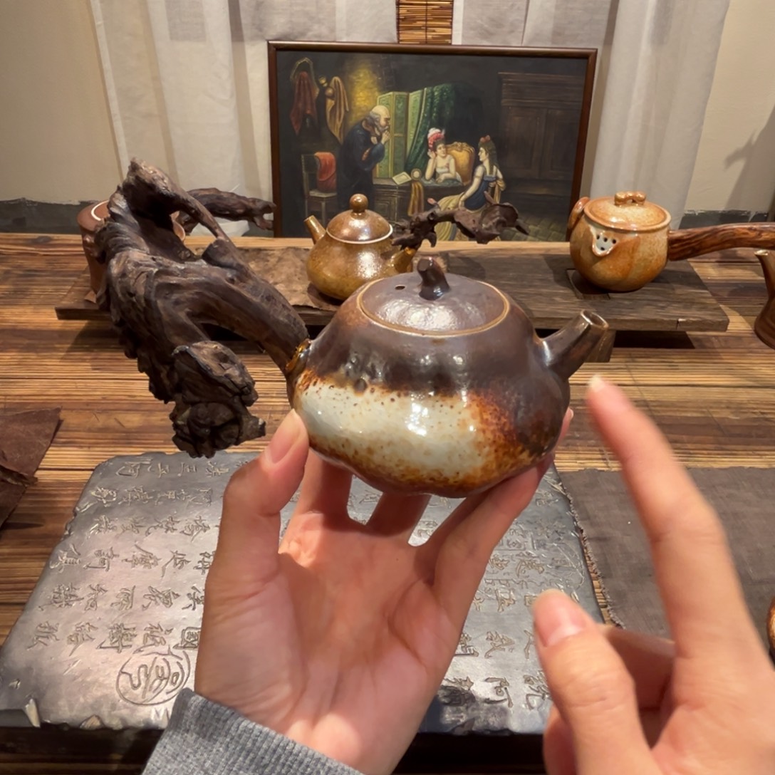 东***雨景德镇纯手工柴烧茶器