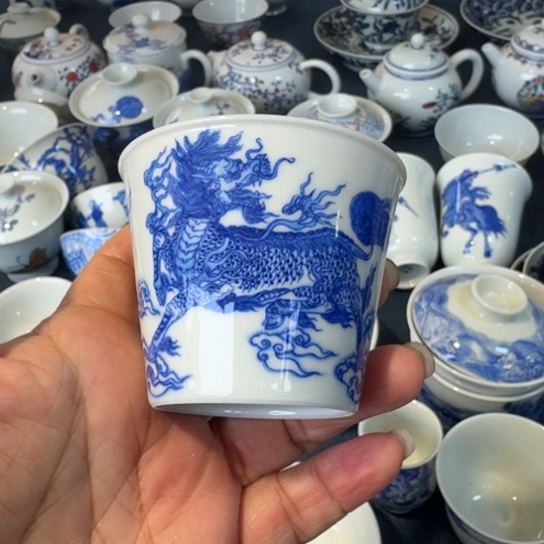 景德镇陶瓷手绘单杯