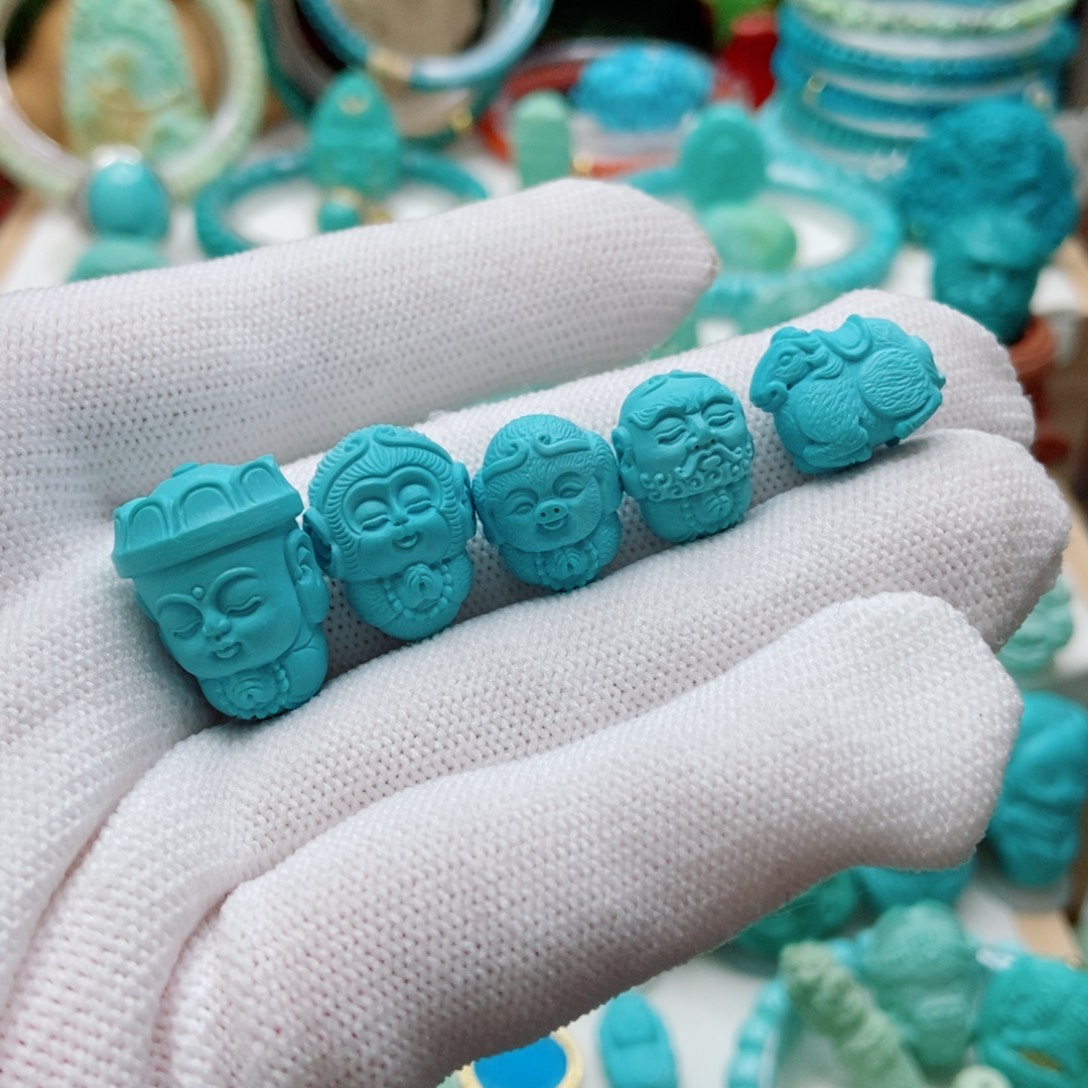 绿松石未镶嵌西游套装