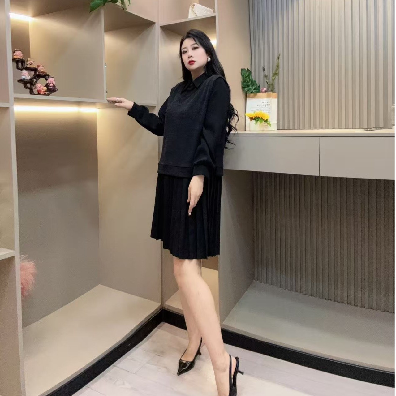 冬季马甲套装-酷 3613时尚潮流百搭显瘦休闲款胖MM大码女装新款