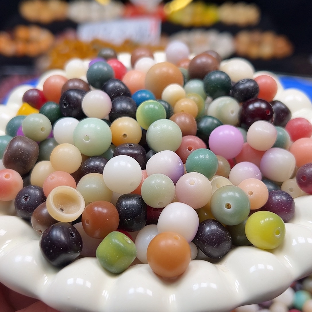 手串菩提根/象牙果微瑕多宝混300颗卡牌➕200颗有裂