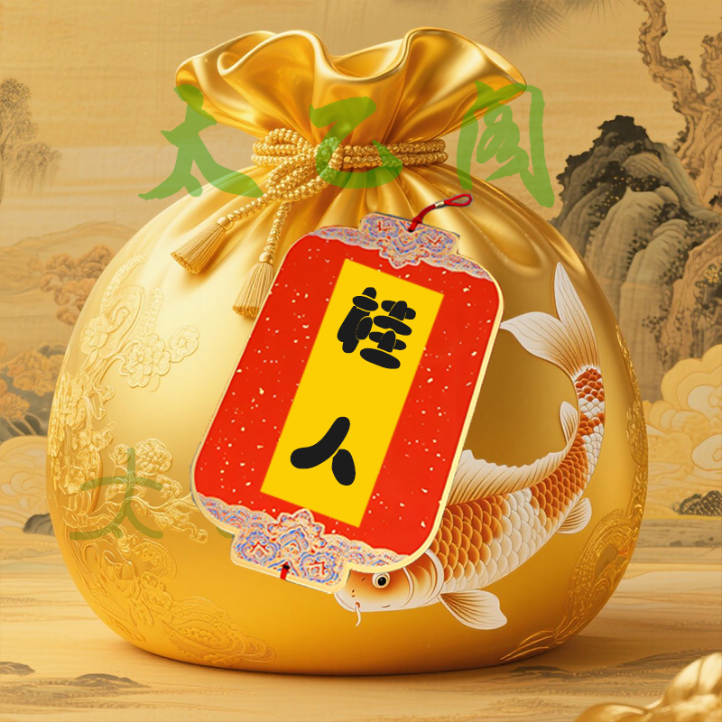 5号贵人开韵【太乙】生肖挂饰福袋