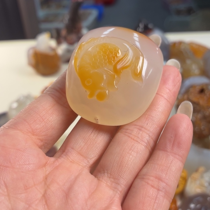 玛瑙/玉髓吊坠(不含链)未镶嵌