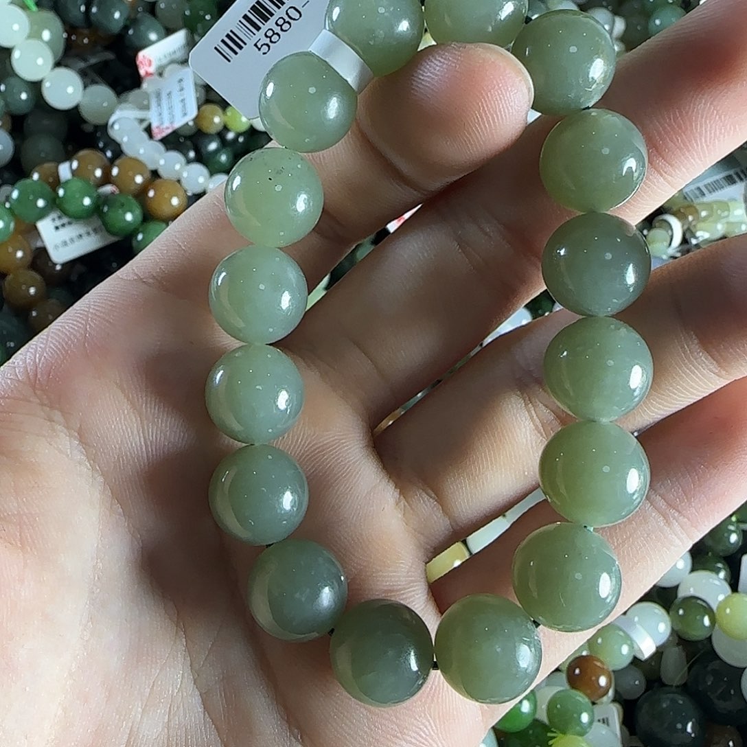 和田玉手链未镶嵌78