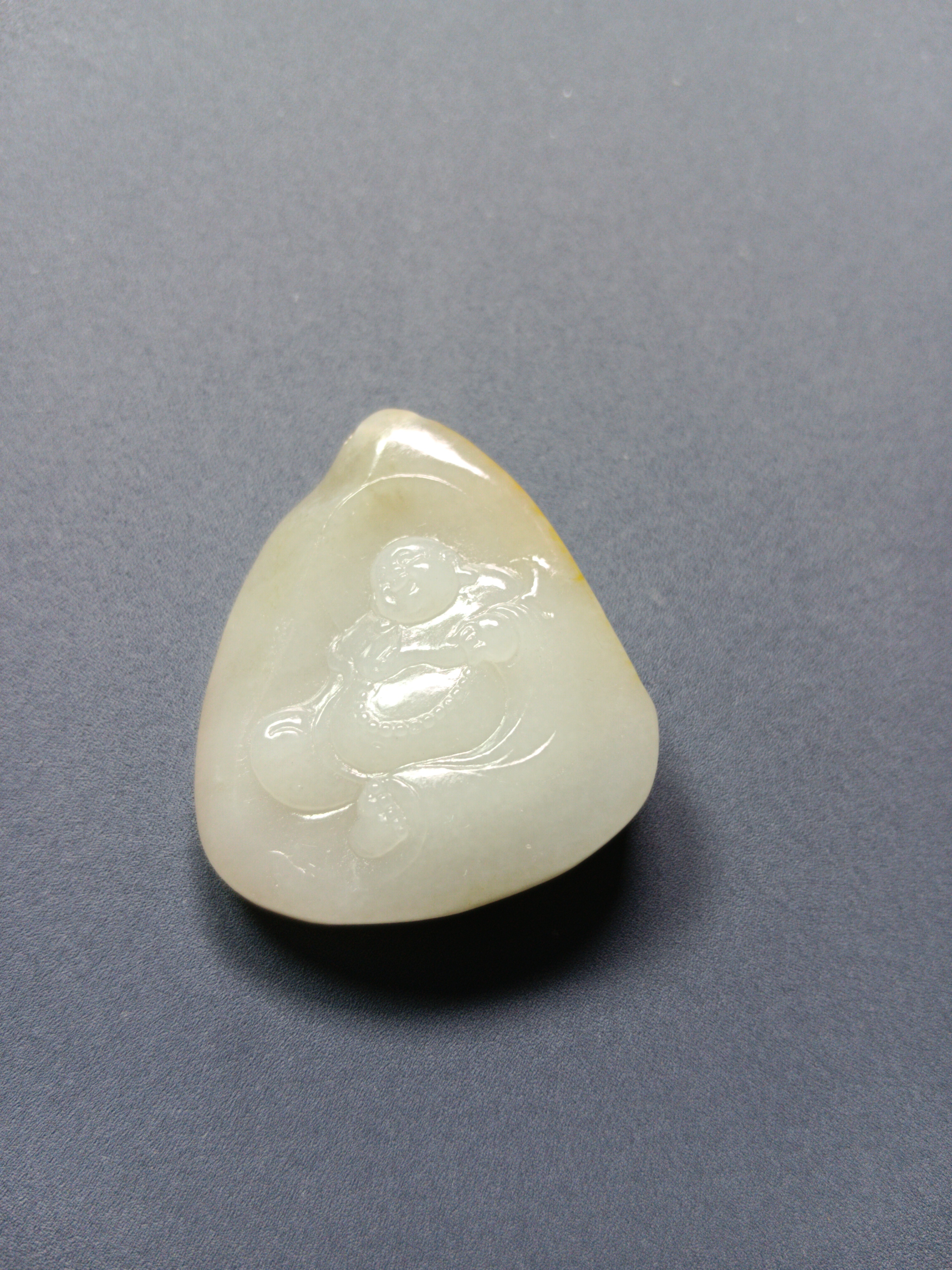 新疆和田玉佛公挂件