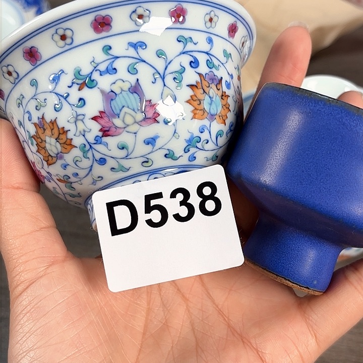 微瑕手工手绘茶具538