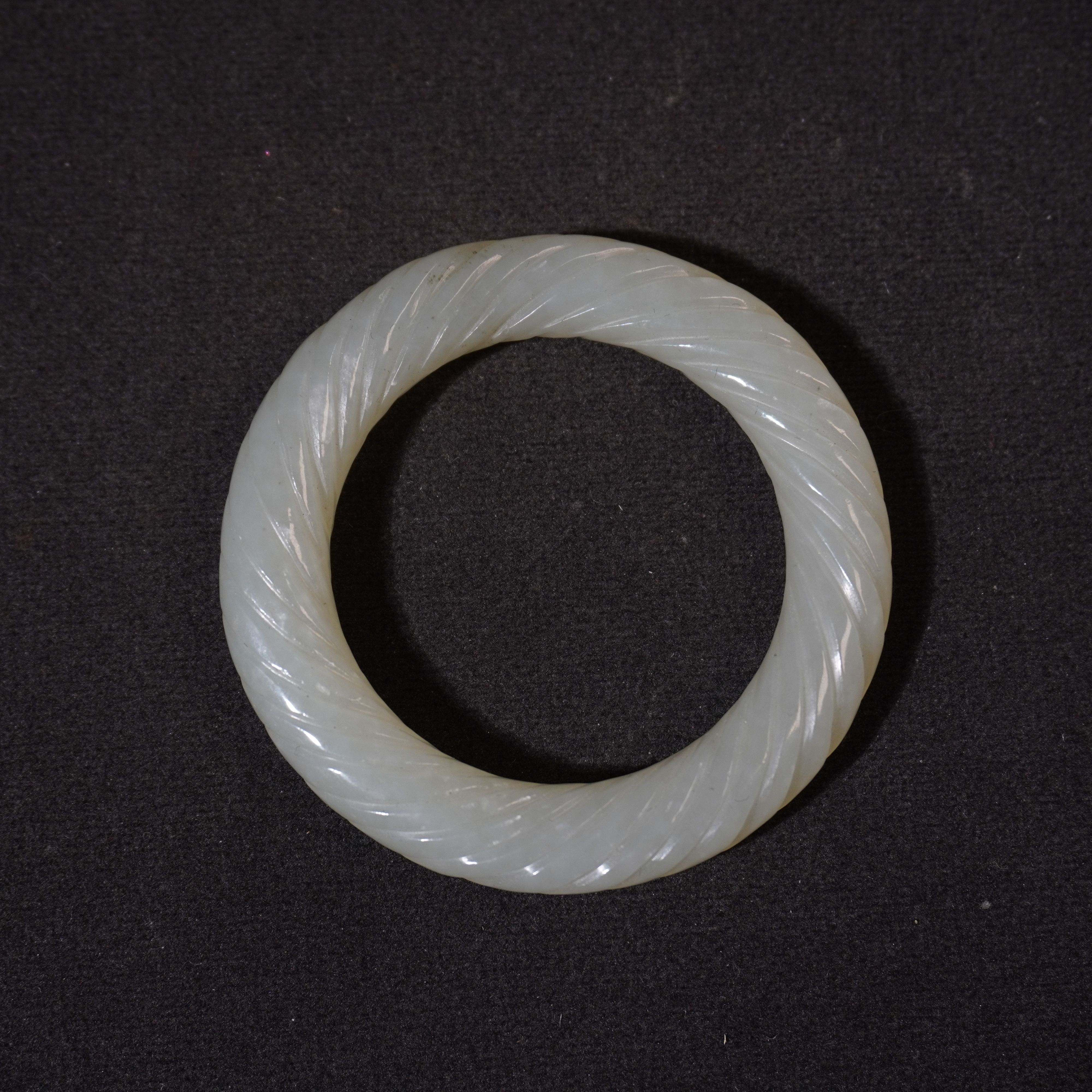 9SE276  清 和田玉环