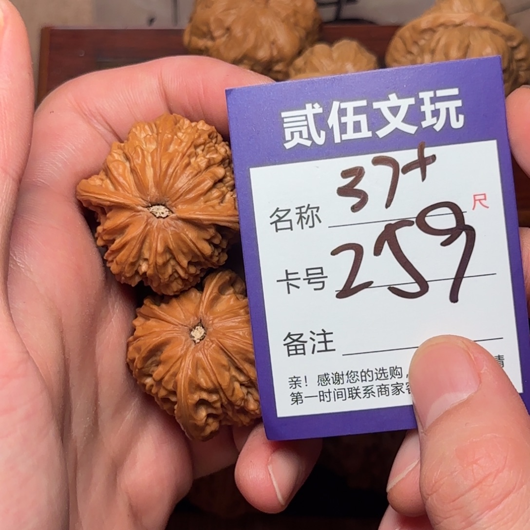 贰伍文玩核桃259山地磨37全品