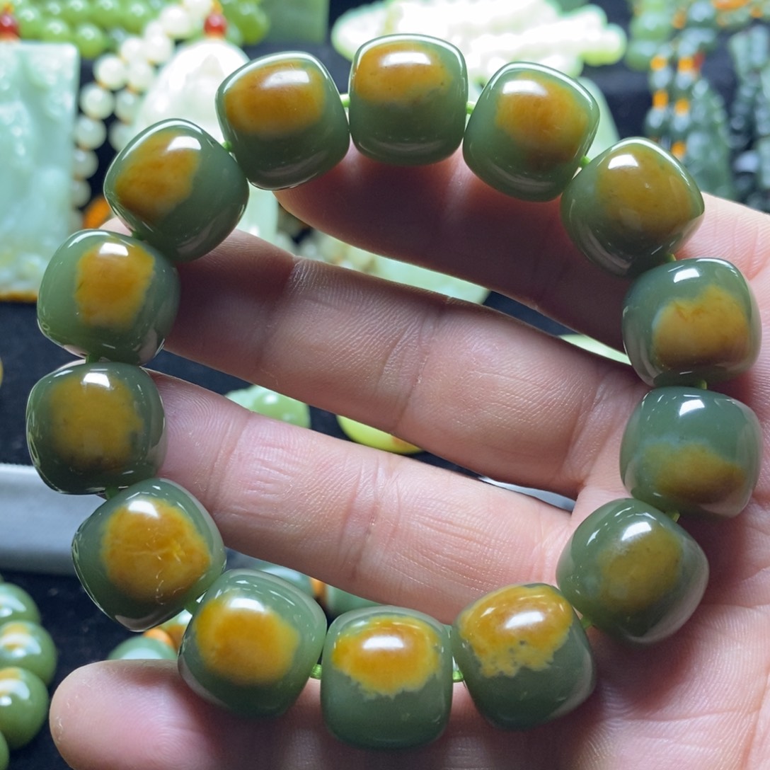 和田玉手链未镶嵌