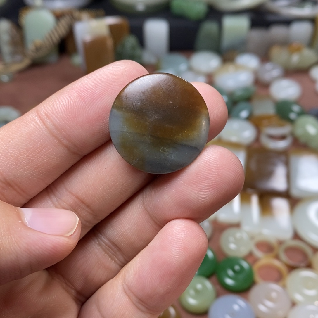 和田玉吊坠(不含链)未镶嵌