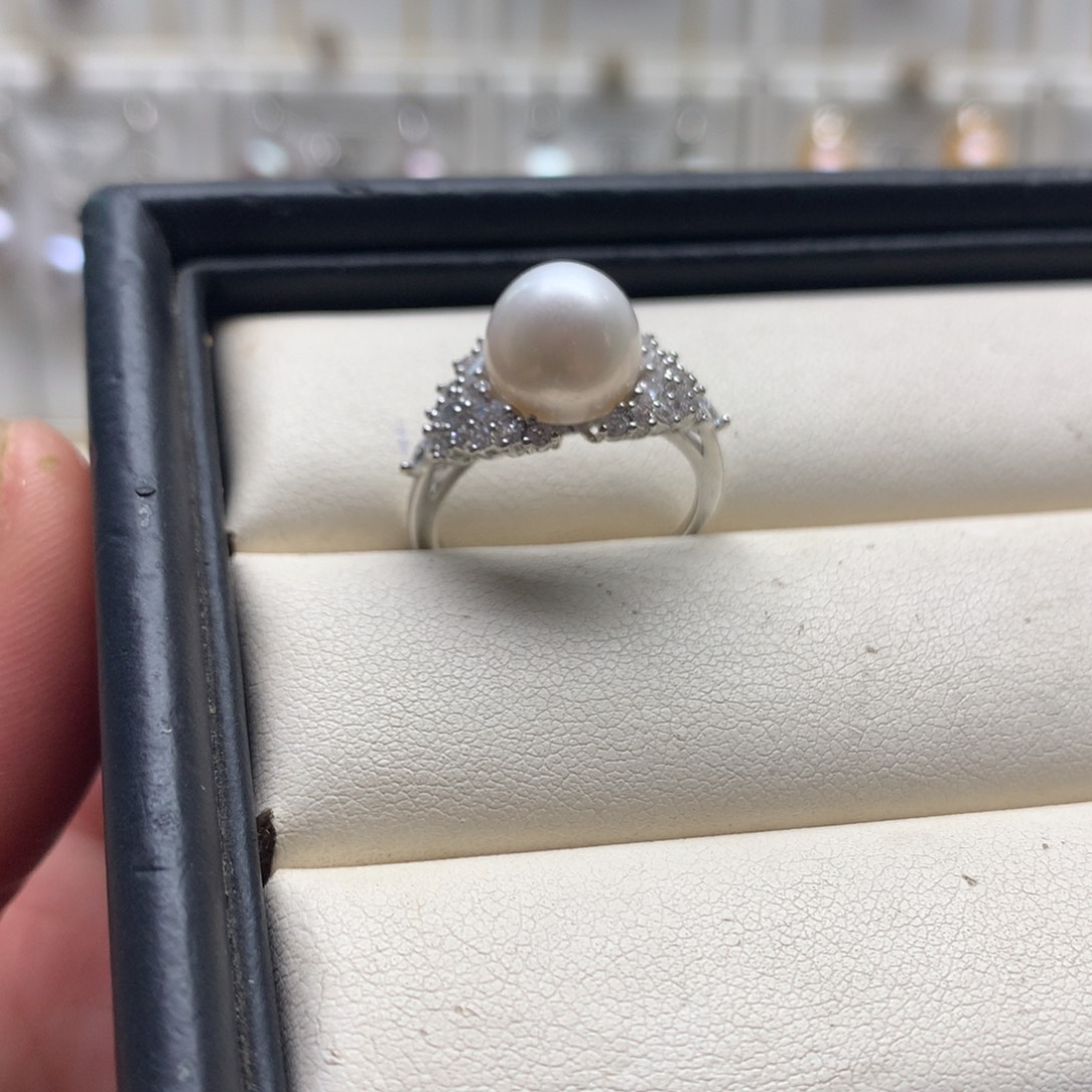 戒指未镶嵌淡水珍珠