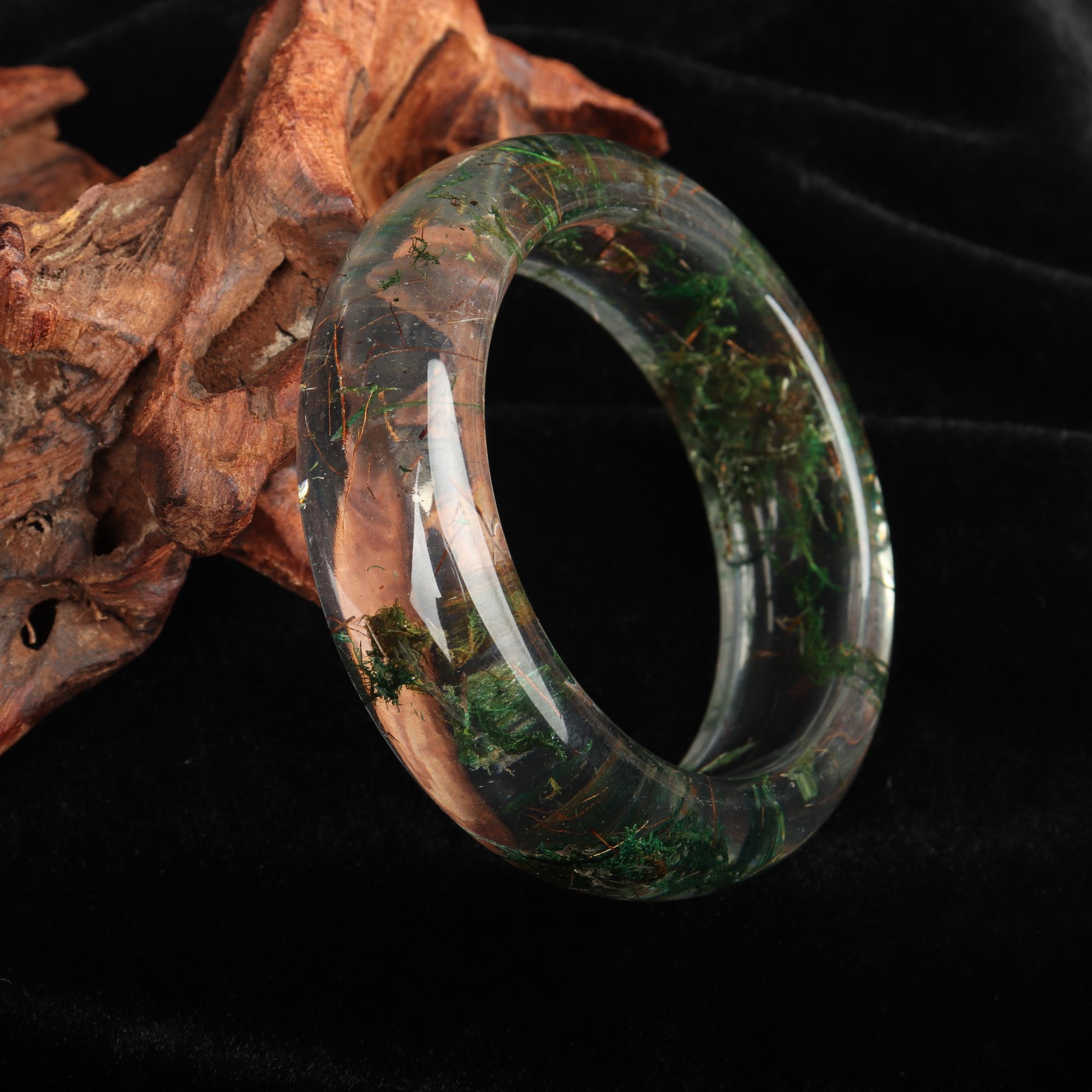 B009新中式绿色手镯54~70圈口（多样性发其一）