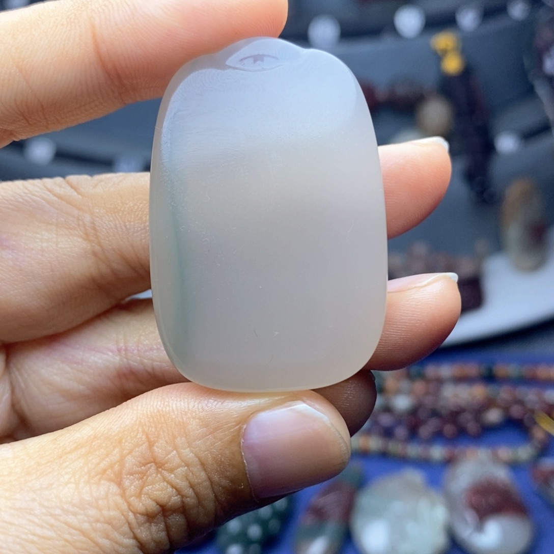 玛瑙/玉髓吊坠(不含链)未镶嵌秦****器