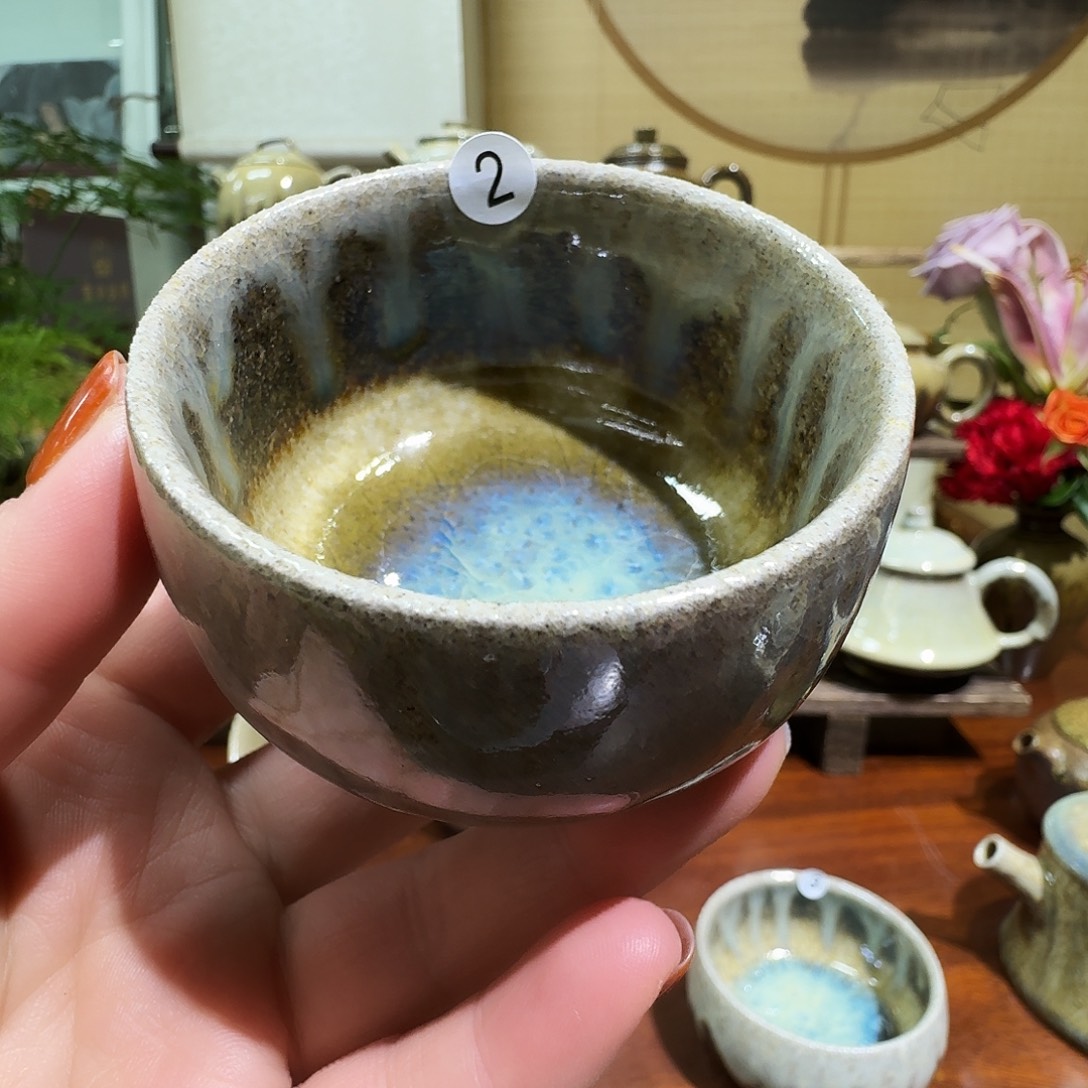 悟***弎建水紫陶白泥柴烧杯