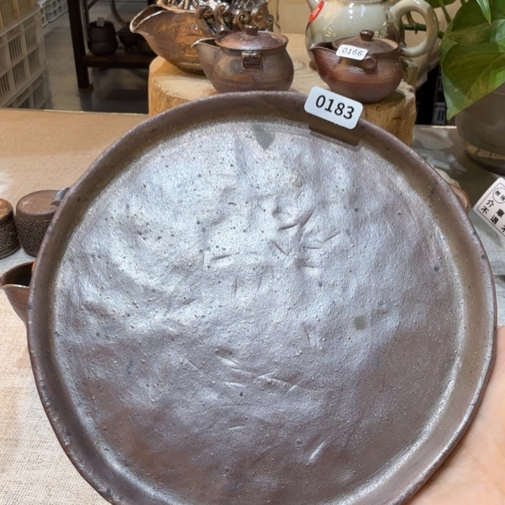 陶盘精品柴烧福利放漏