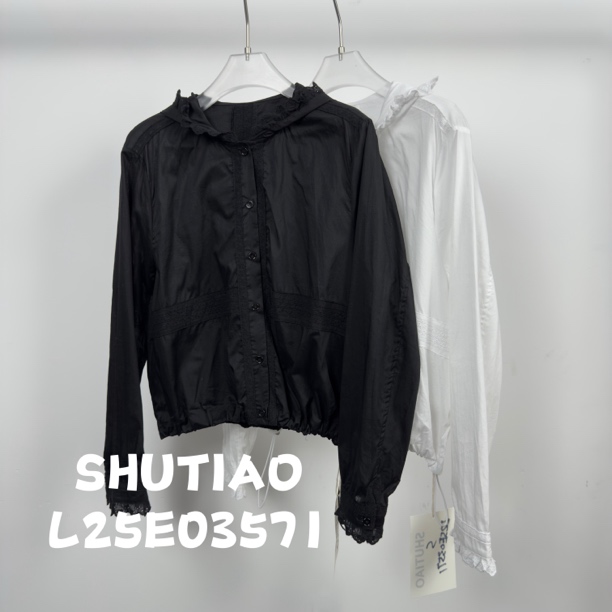 【SHUTIAO】2025夏季：新款小众设计款衬衫L25E03571