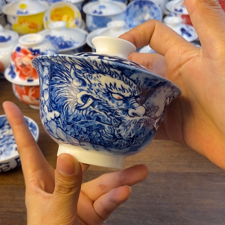 我***你瓷片景德镇陶瓷艺术