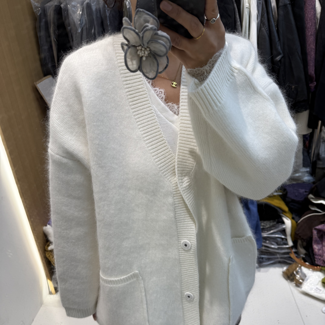 娜娜家浣熊毛衣开杉