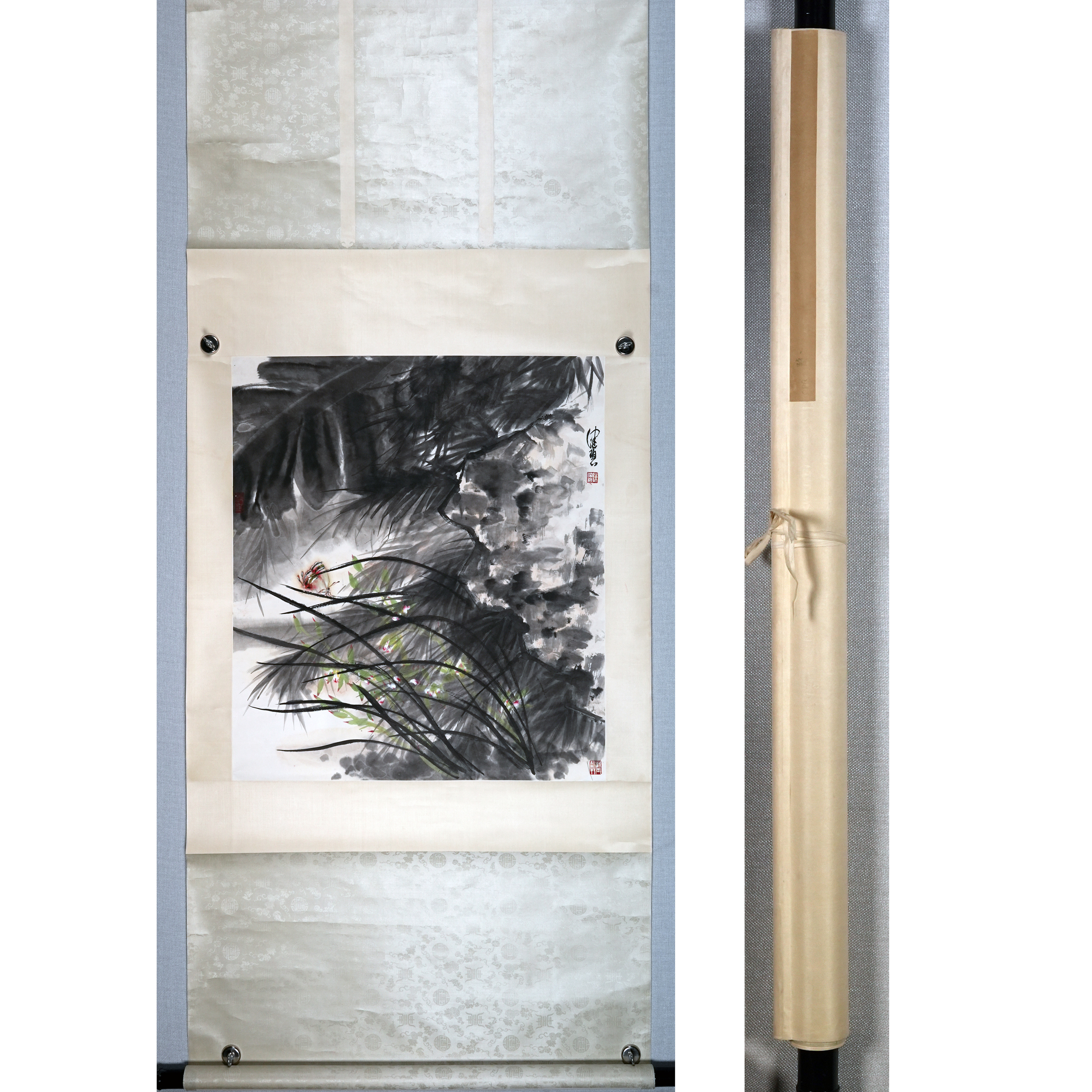 23-3185 蕉兰图 陈佩秋 78cm×68cm 约4.8平尺