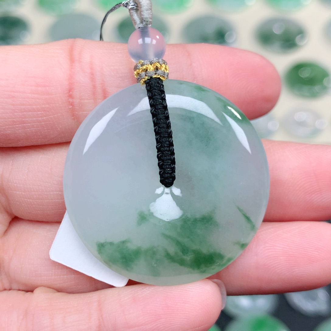 翡翠未镶嵌吊坠(不含链)35-5.8