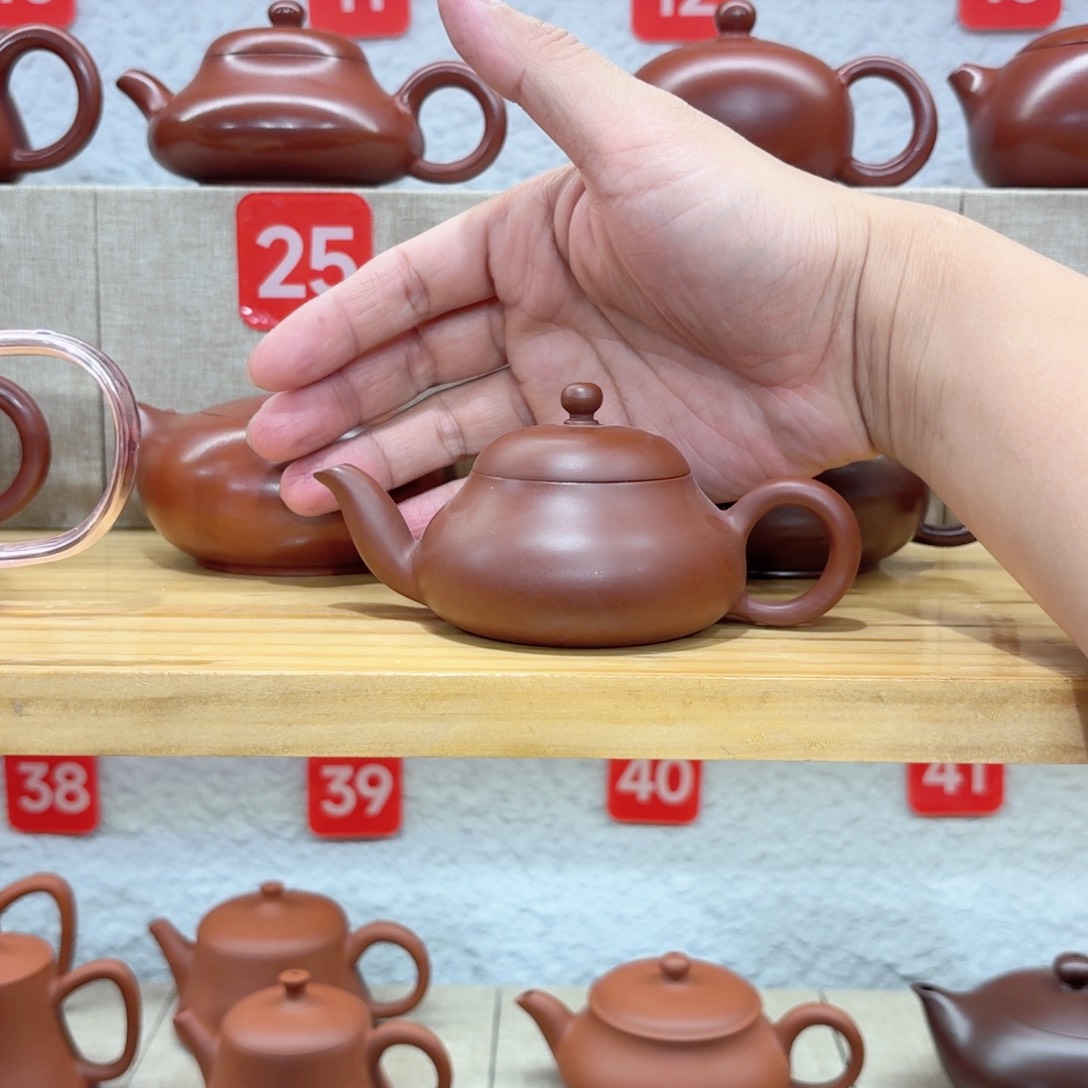 紫砂茶壶捂着嘴巴笑80毫升 不退不换