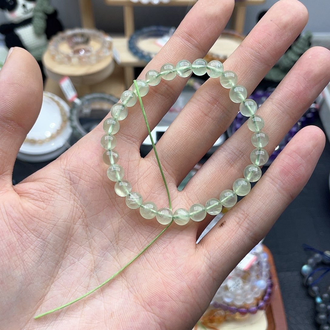 水晶手链未镶嵌葡萄石