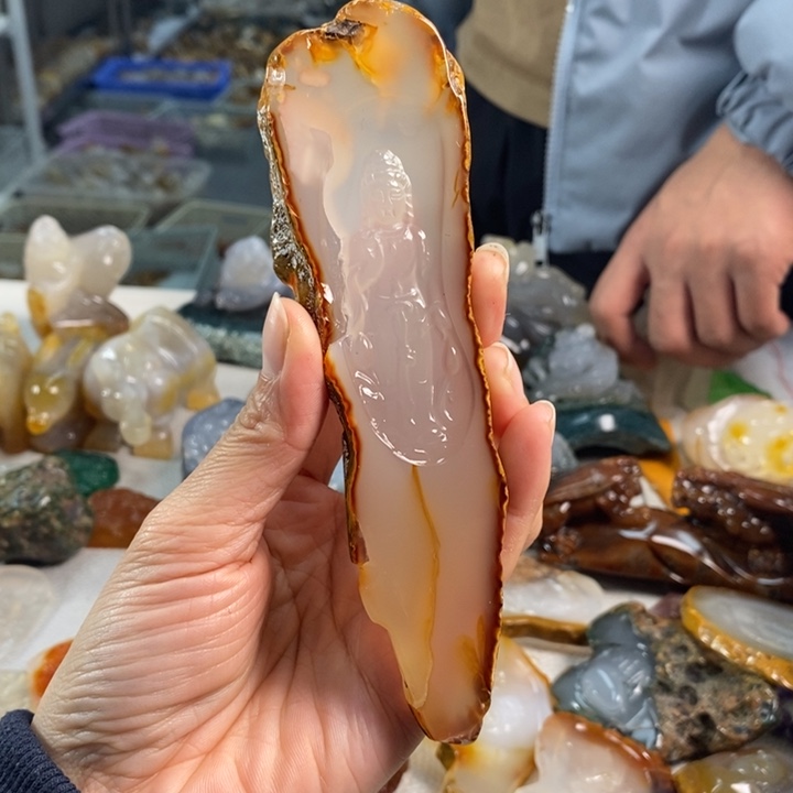 玛瑙/玉髓吊坠(不含链)未镶嵌