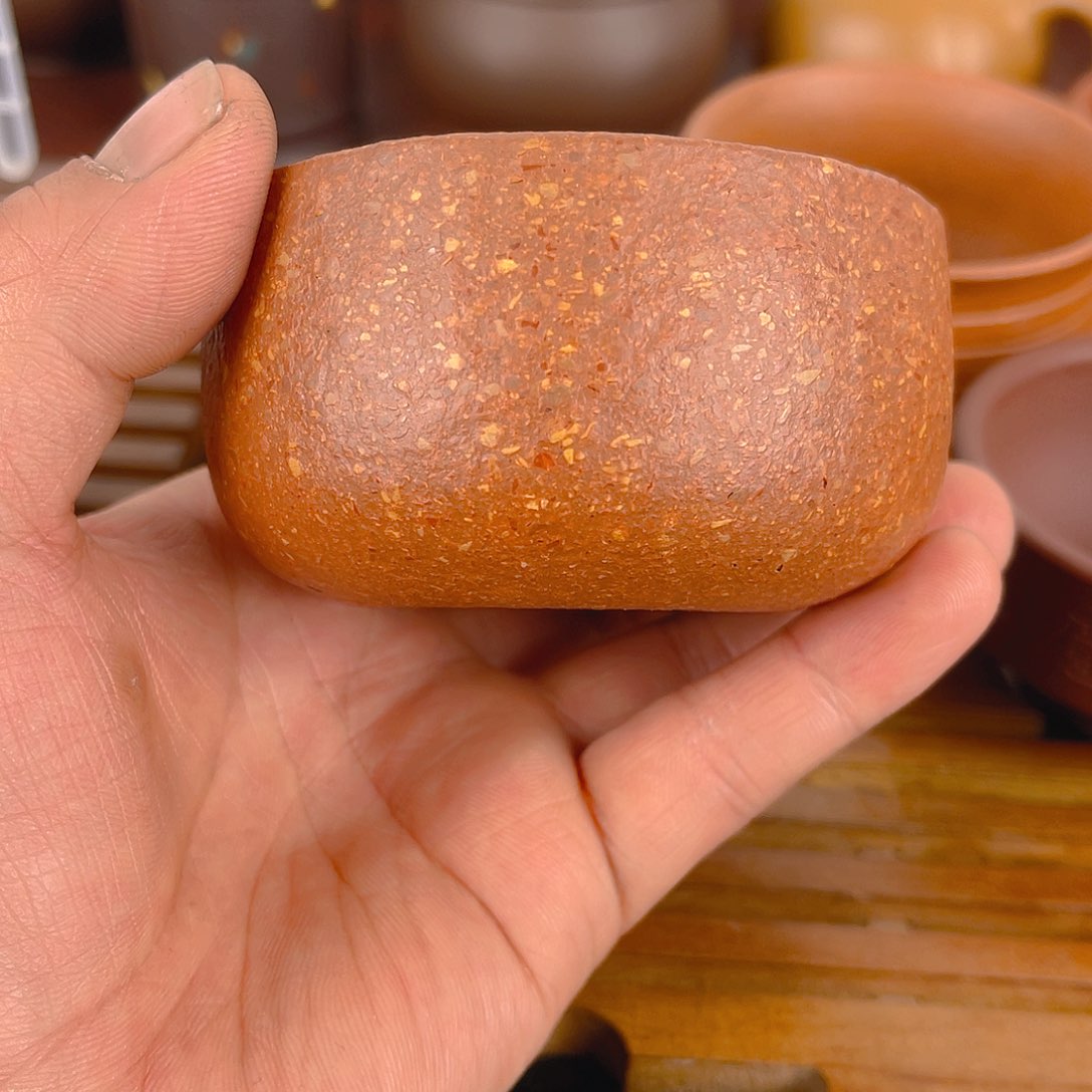 紫砂茶杯眼*紫砂主人杯降破泥全手150c c