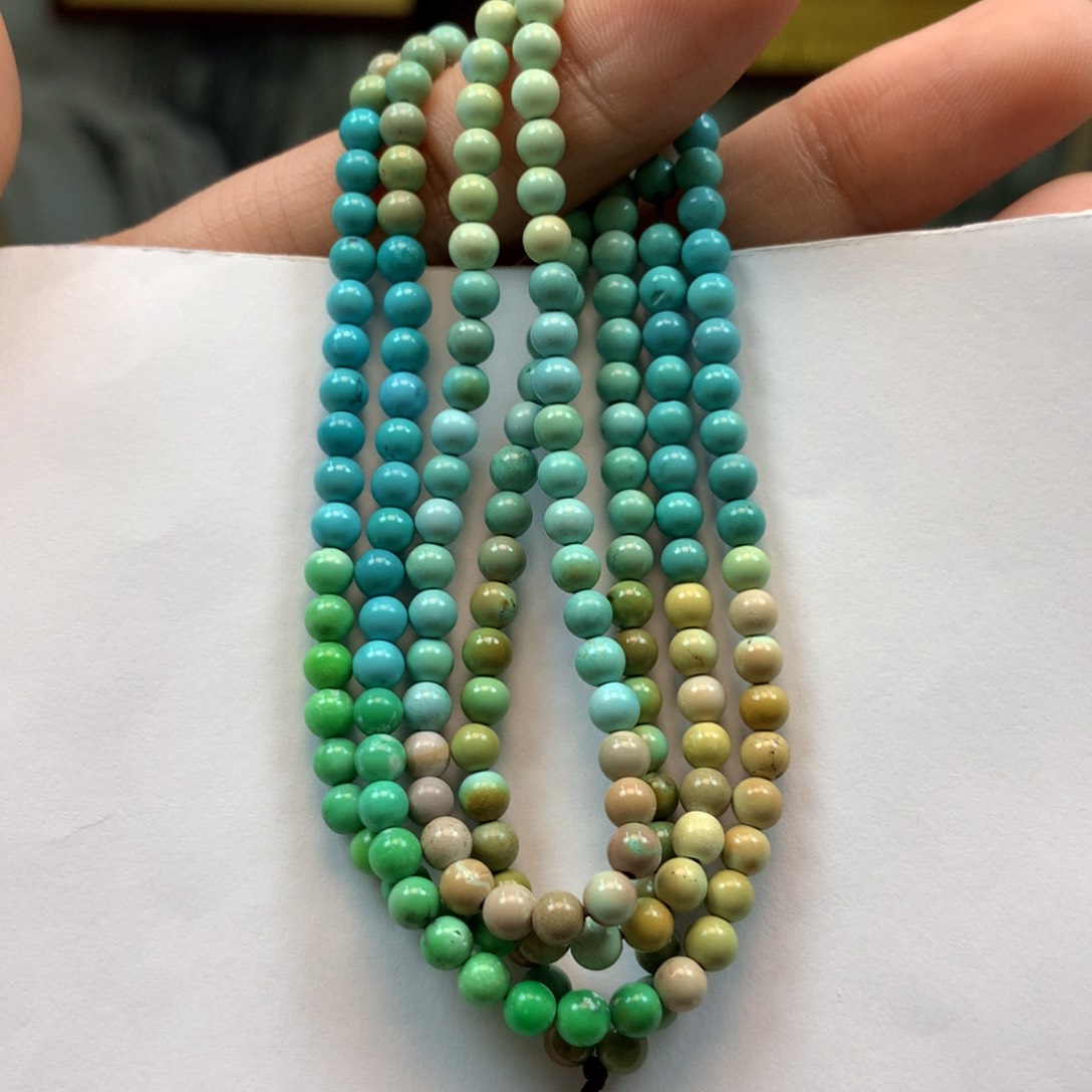 绿松石长链未镶嵌