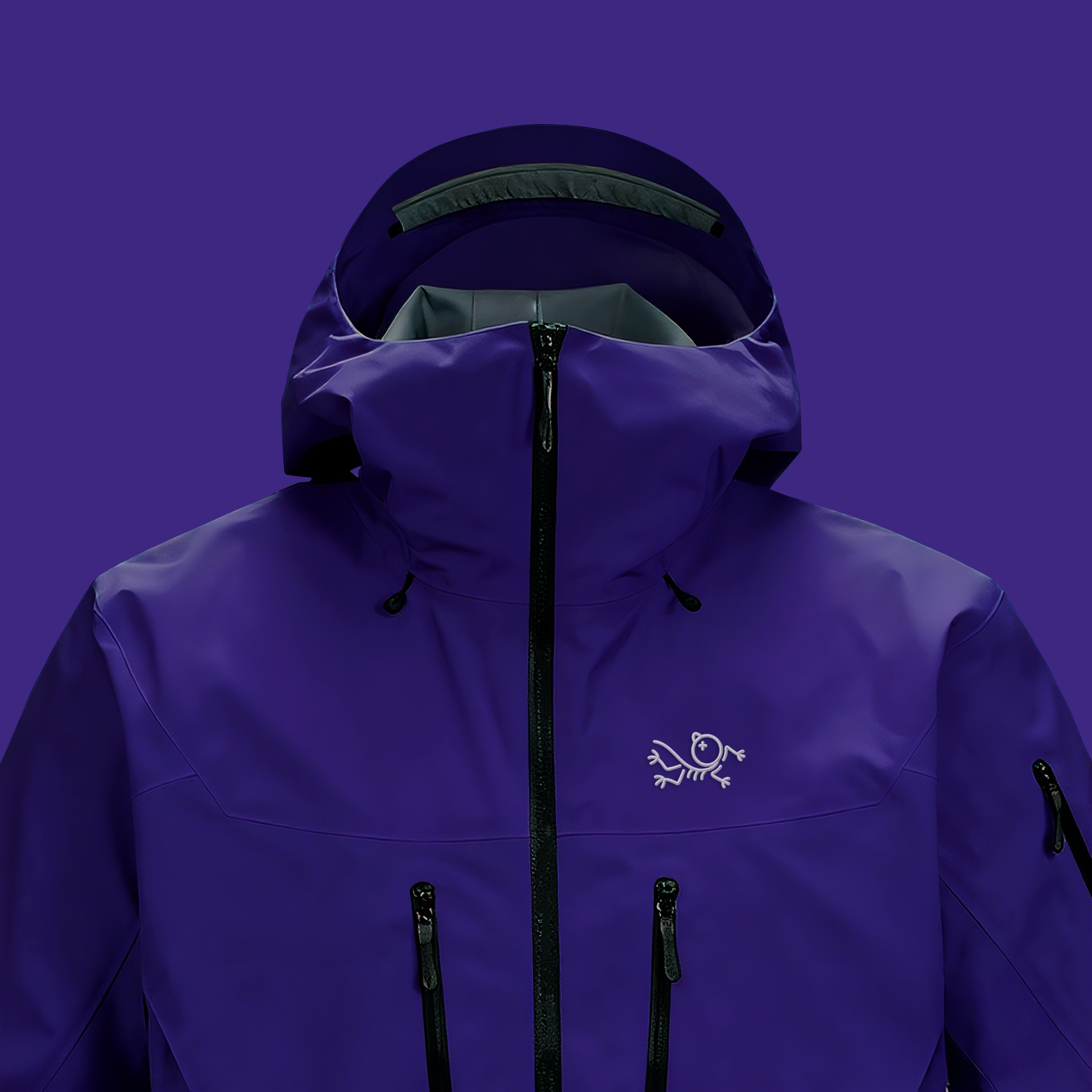 【雪怪超市原创】小鸡硬壳冲锋衣2.0 防风防水 户外运动/滑雪/登山