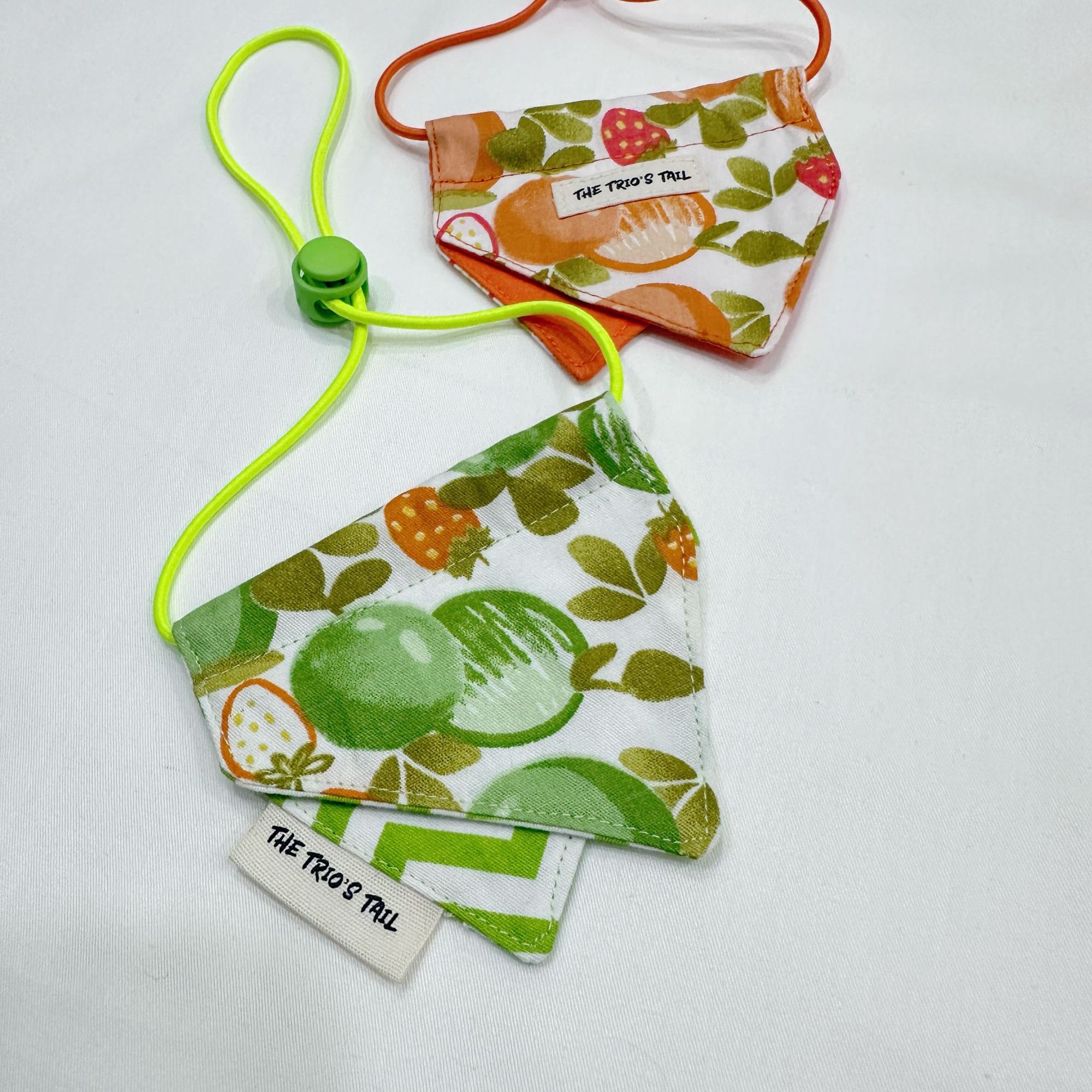 手工自制小果子宠物三角口水巾宠物围兜小狗饰品小猫围脖装饰品