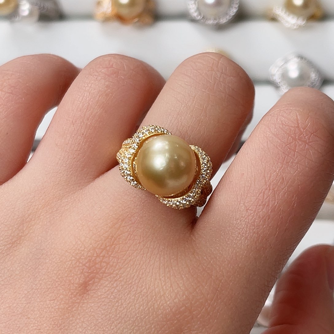 海水珍珠手链银S925镶嵌