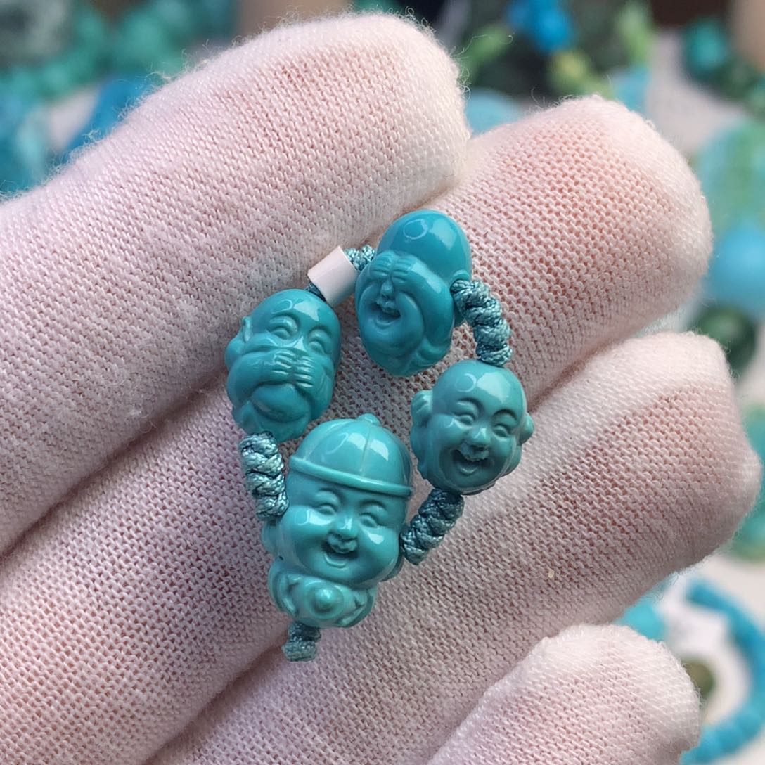 未镶嵌绿松石珠宝奇石