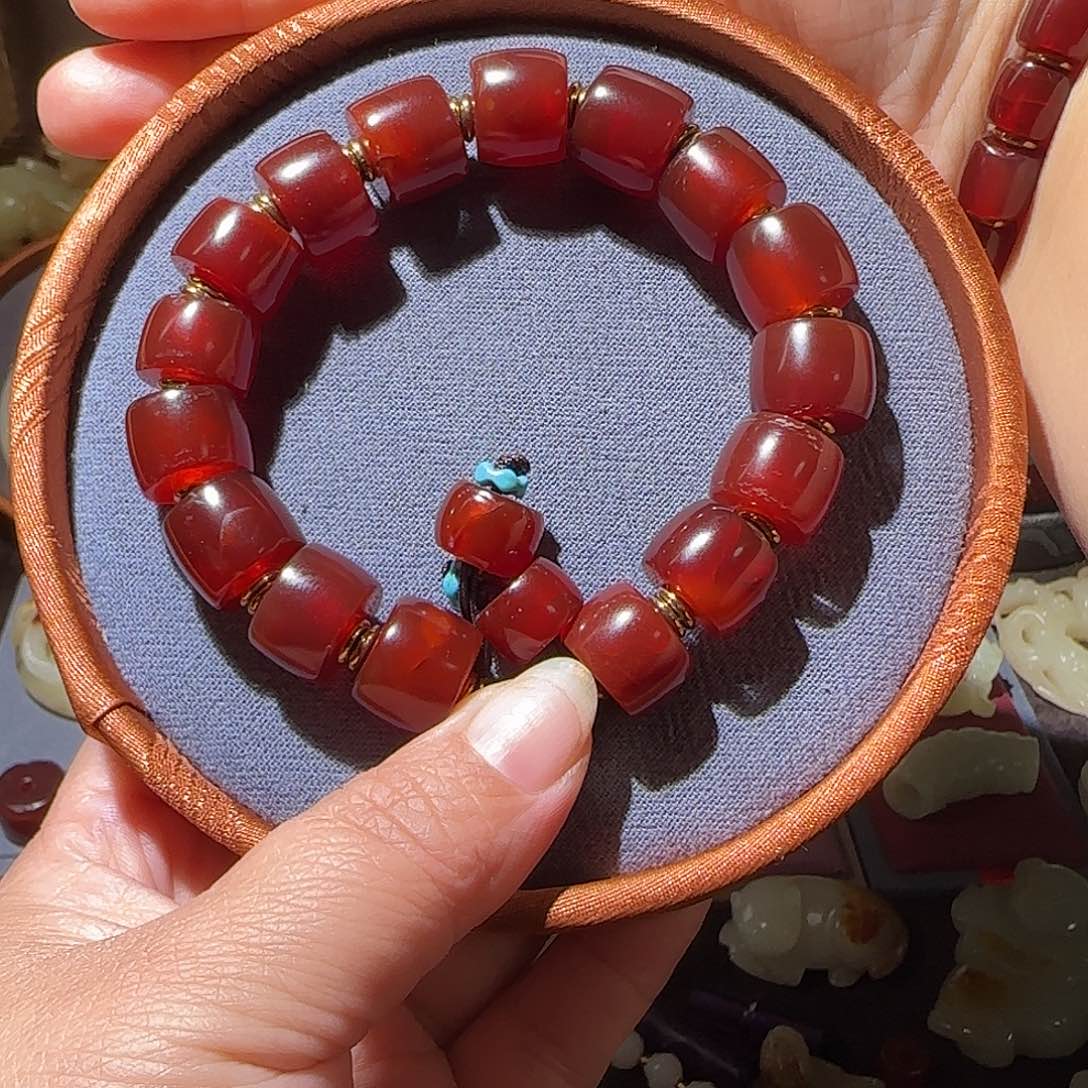 玛瑙/玉髓手链未镶嵌日**晖