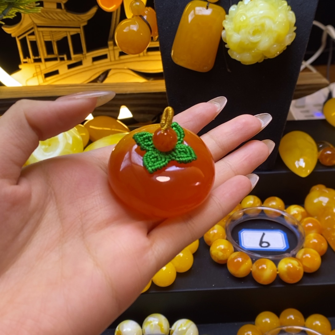 非金属全品无暇柿子