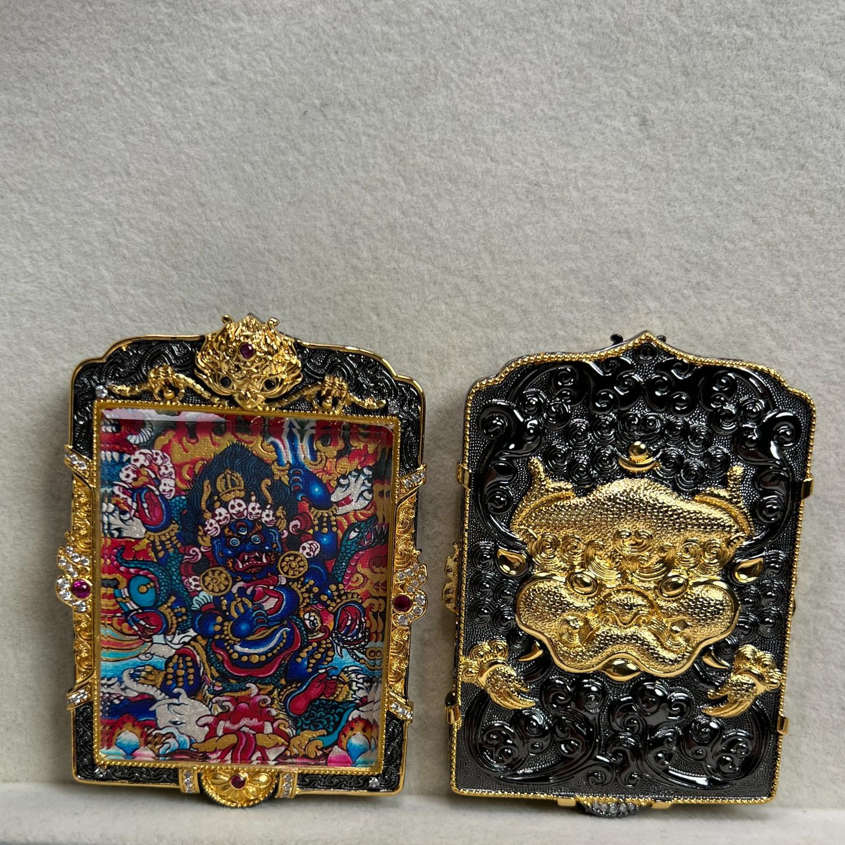 高端 唐卡4.5嘎乌盒  不含卡芯