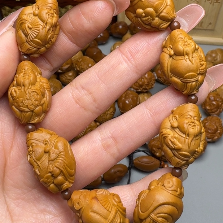 橄榄核手串/手链八大财神