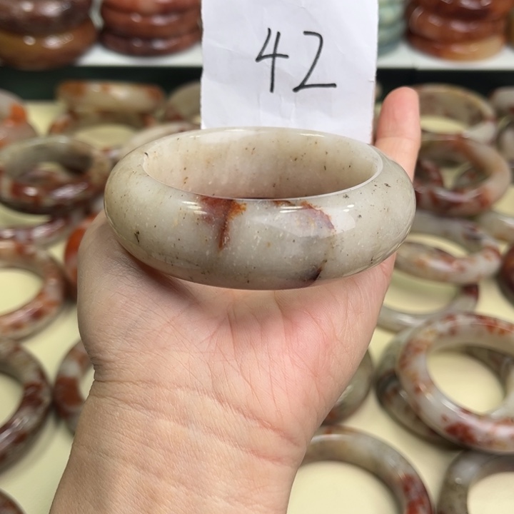 石英质玉圈口56.8未镶嵌