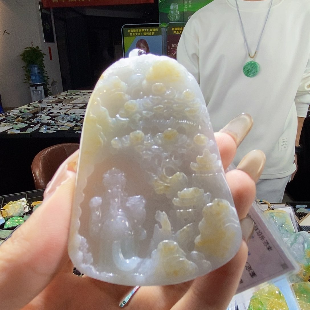 颈饰未镶嵌翡翠翡翠