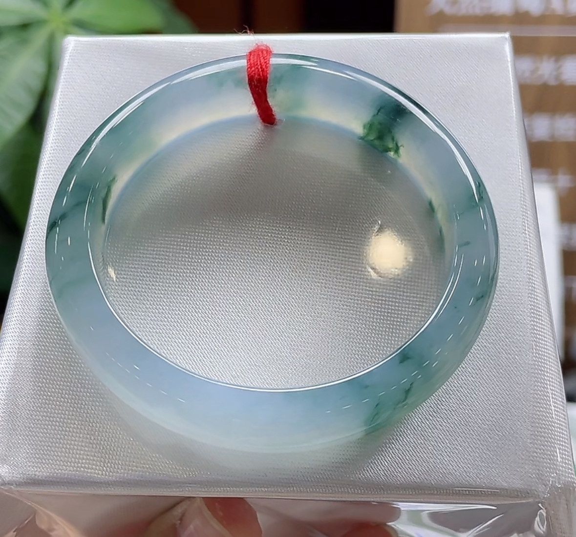 （强推款）52-53圈冰莫奈花园贵妃翡翠手镯