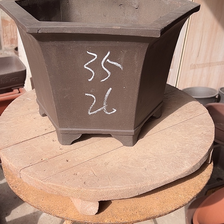 紫砂花盆透气花盆