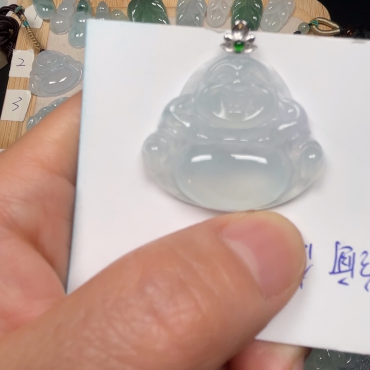 翡翠未镶嵌吊坠(不含链)翡翠