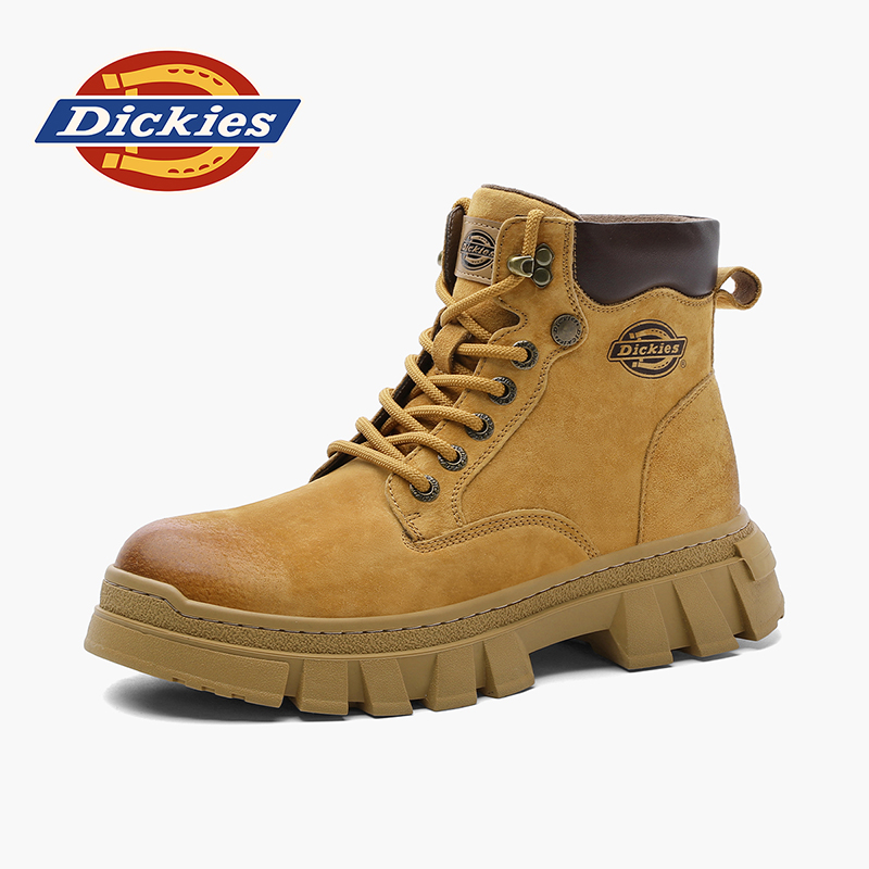 2025休闲马丁靴高帮男鞋男士时尚百搭大黄靴复古户外潮流靴子