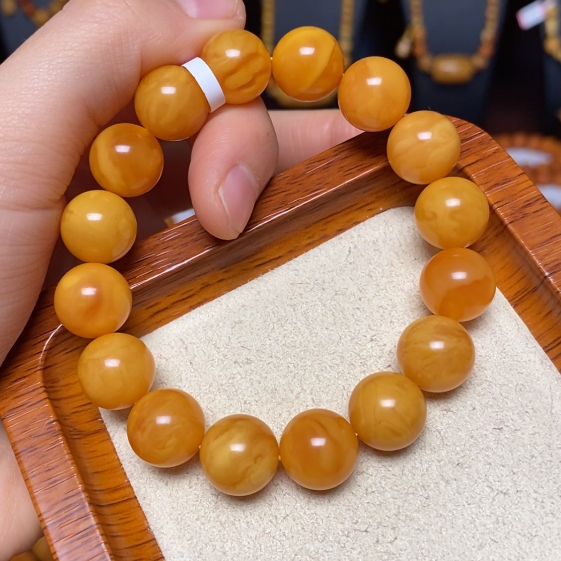 【闪购商品】未镶嵌蜜蜡手链手串