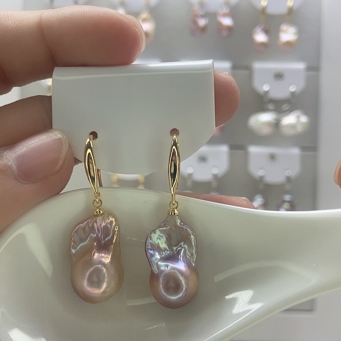 美***姐颈饰淡水珍珠银S925镶嵌