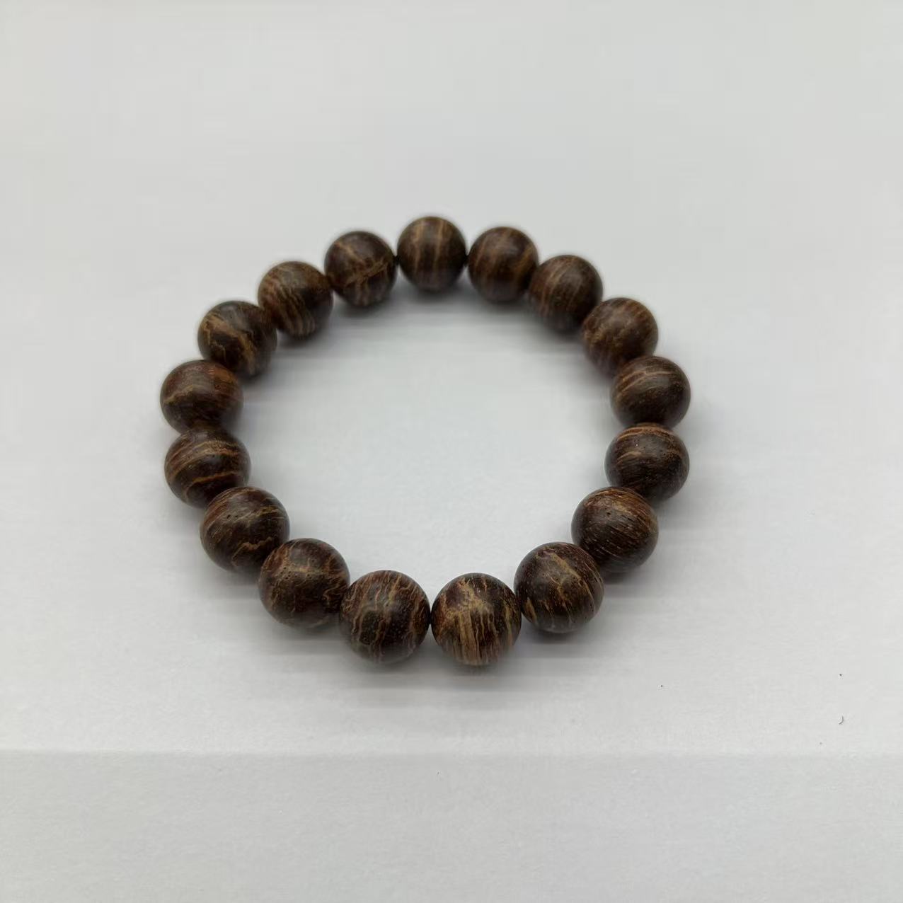 B9096 海南小叶降真香千层甲手串 1.2cm 14g