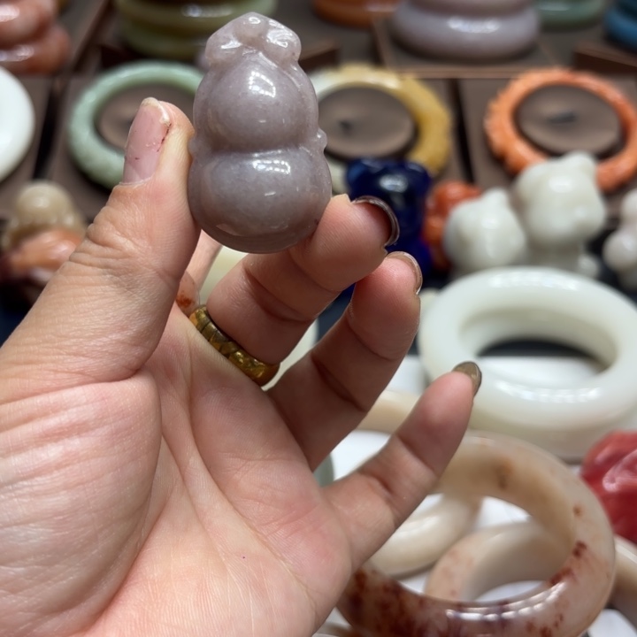 石英岩玉合金颈饰