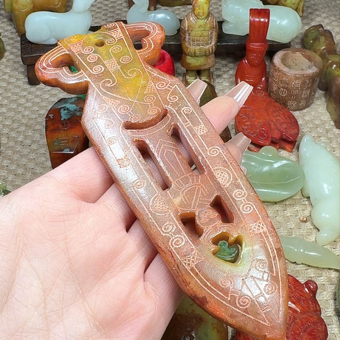 白玉菩提吊坠挂件