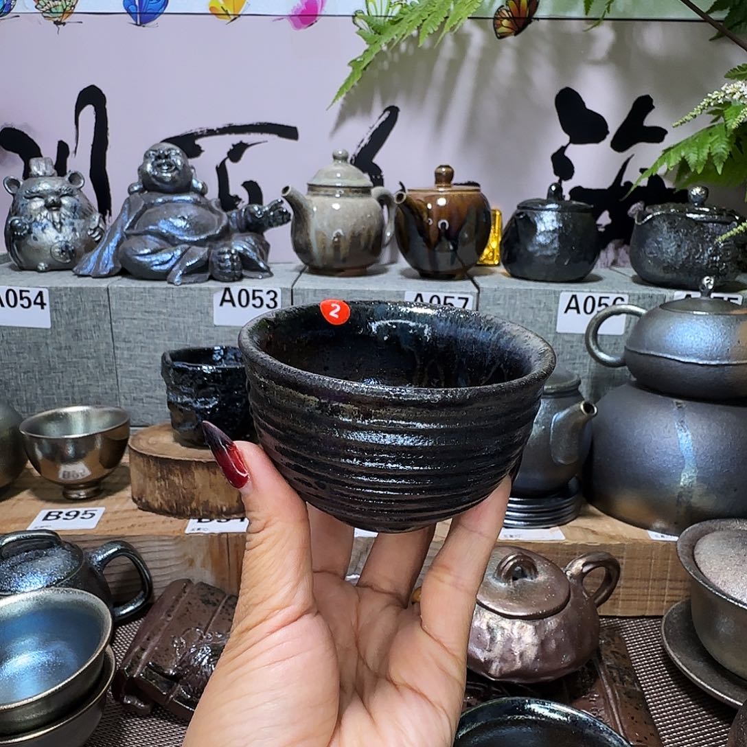 杯?*达建水紫陶柴烧杯