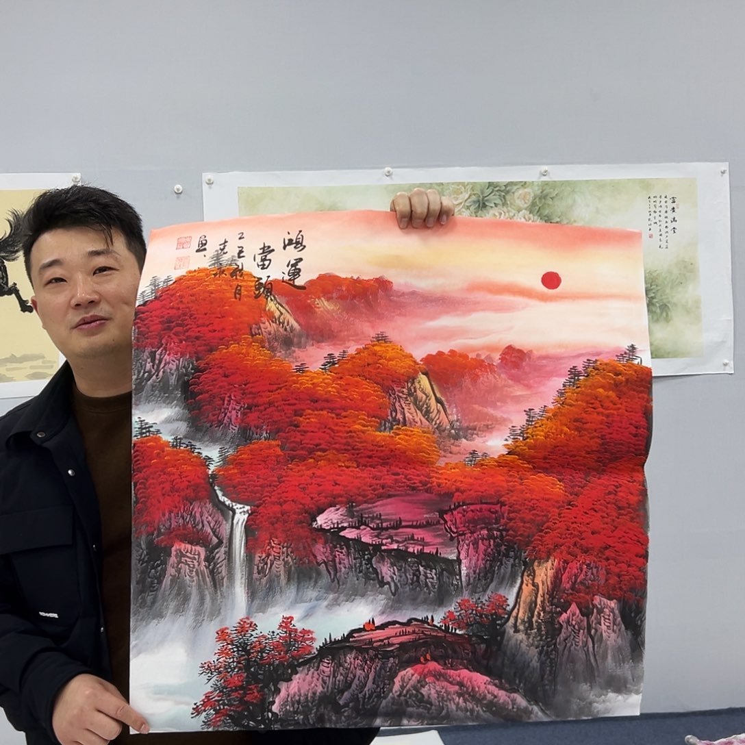 国画国画作品手绘